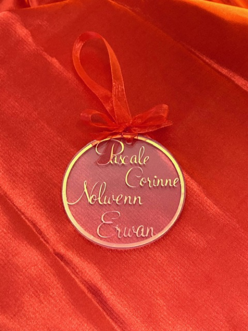 Boule de Noël "Famille"