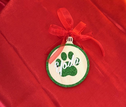 Boule de noël "chat"