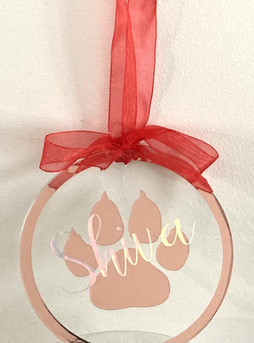 Boule de Noël "chien"