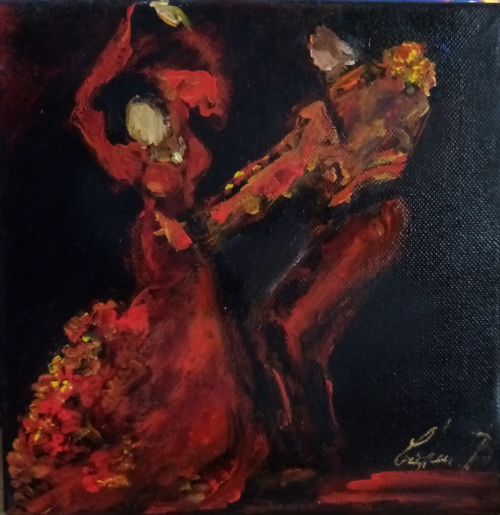 Couple Baile Flamenco
