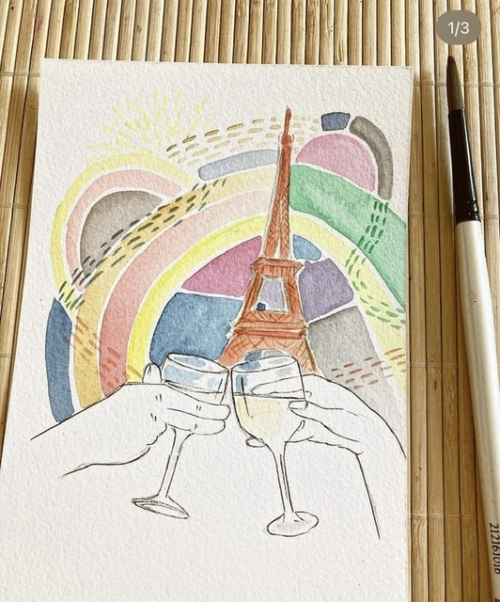 Hommage à Paris et au couple Delaunay