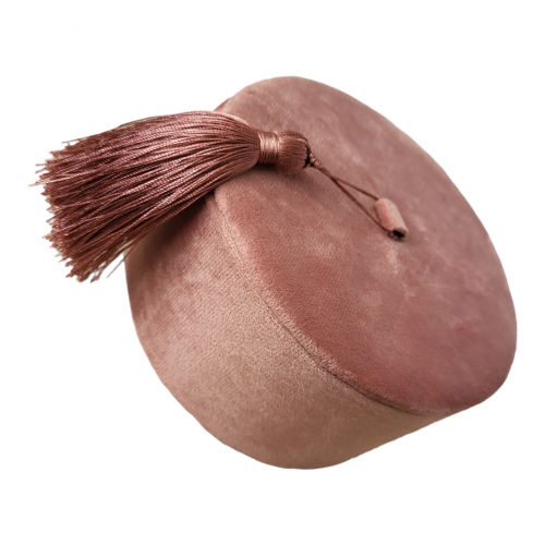 Boîte rose velours à personnaliser