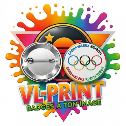 Badge humoristique " Olympic"