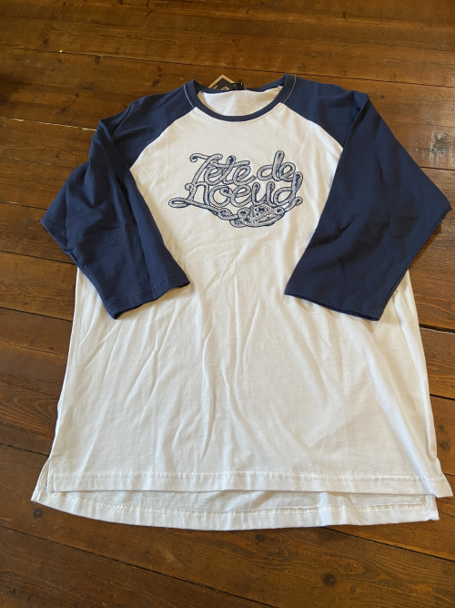 T-SHIRT MANCHE 3/4 "Tête de noeud" couleur Darkblue