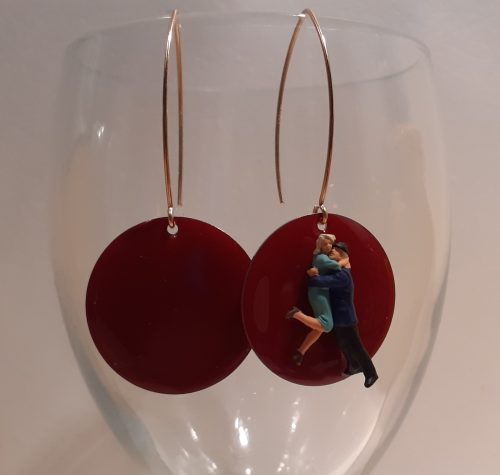 Boucles d 'oreilles " I'm your man "