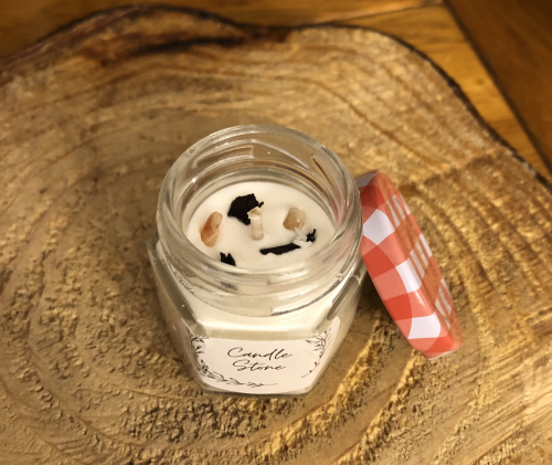 Bougie « pot confiture » mangue