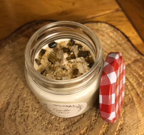 Bougie « pot confiture » mûre & myrtille