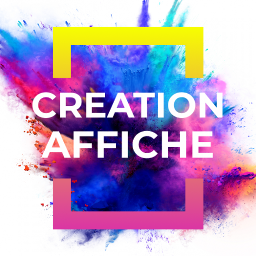 création de votre affiche, visuel, courrier forfait de base = 6 €