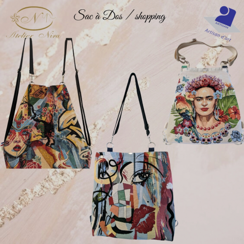 Sac à dos / shopping 2 en 1