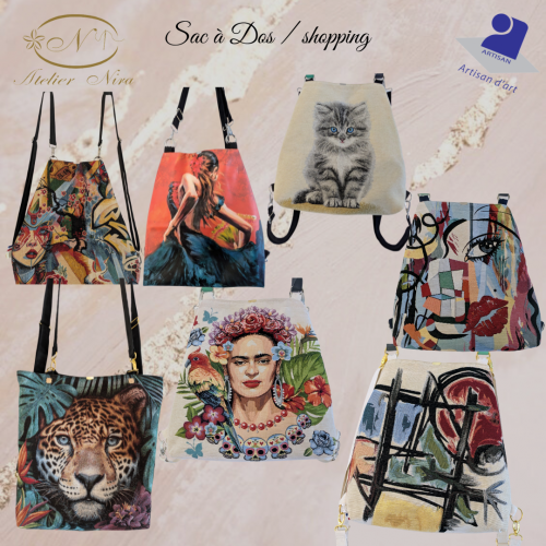 Sac à dos / shopping 2 en 1