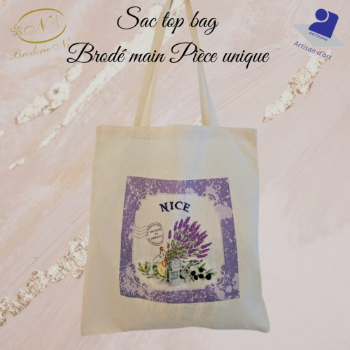Sac top bag Nice Lavande