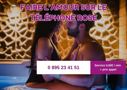 Faire l'amour sur le téléphone rose