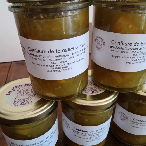 Confiture de tomates vertes