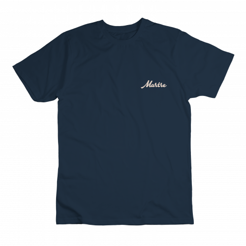 T-shirt brodé - French Navy - Martre