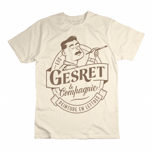 T-shirt logoté - Ets. Gesret