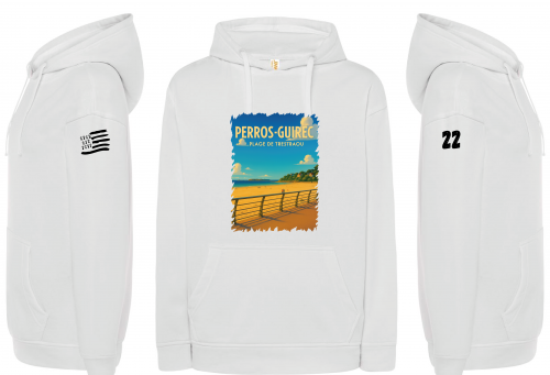 Sweat Plage de Trestraou Perros-Guirec "Jour"