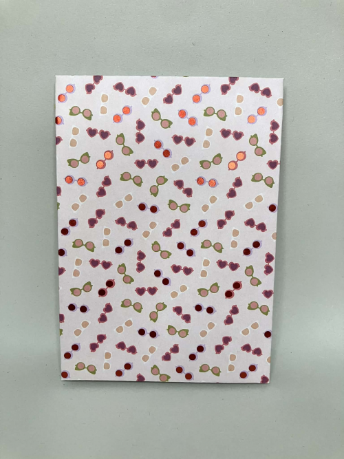 Petit cahier avec pages blanches et lignes