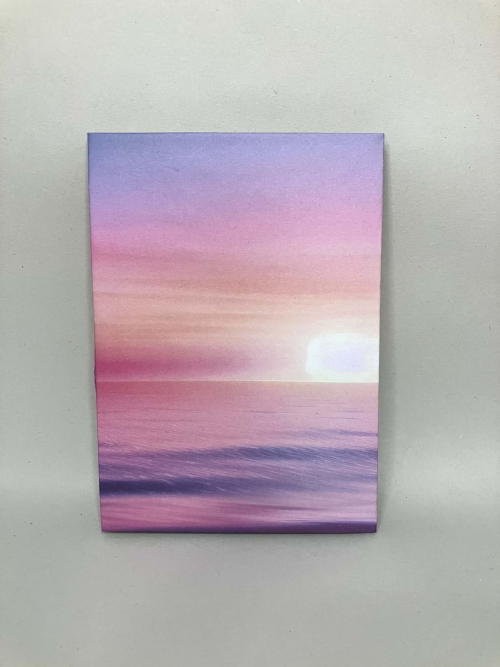 Petit cahier avec pages blanches et lignes