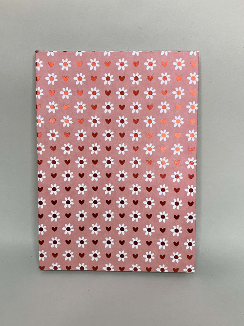 Petit cahier avec pages blanches et lignes
