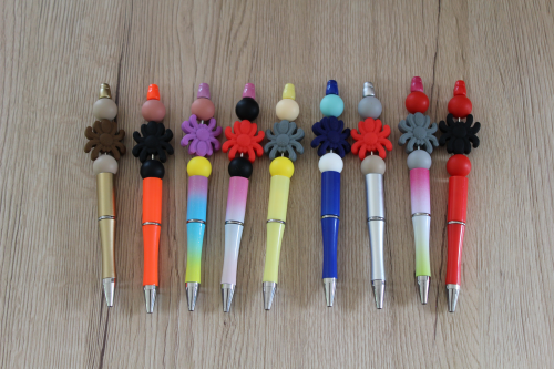 🕷️ Stylos Araignée en Perles Silicone🕷️