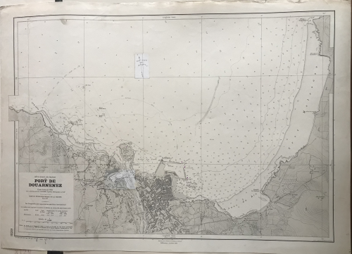 Port de Douarnenez -Carte marine ancienne 6128