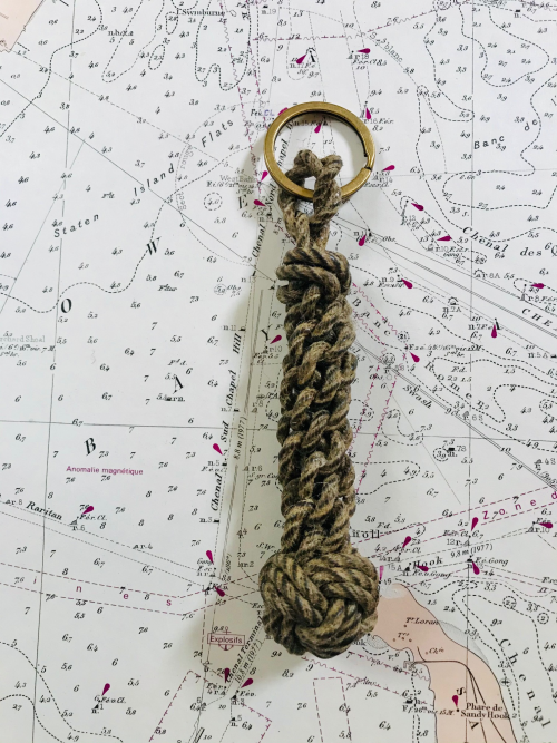 Porte-clefs en Chanvre naturel
