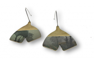 Boucles d'oreilles Intuition sublimées "Ginko"