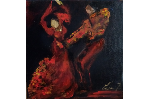 Couple Baile Flamenco