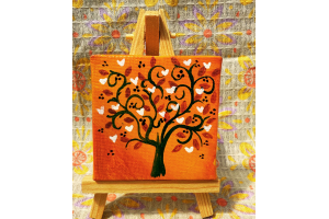 Mini-arbre de rêve – Toile unique