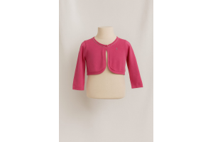 GILET / BOLERO ROSE OBAIBI TAILLE 12 MOIS