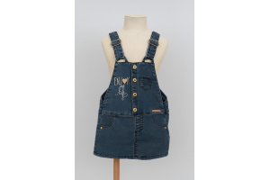 ROBE EN JEANS SUCRE D'ORGE TAILLE 6 MOIS