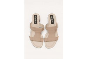 NU PIED STYLE NUBUCK BEIGE ATTRATTIVO POINTURE 38