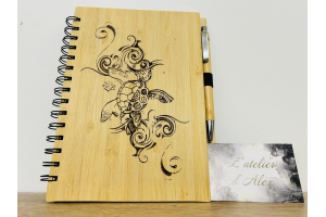 Carnet en bois