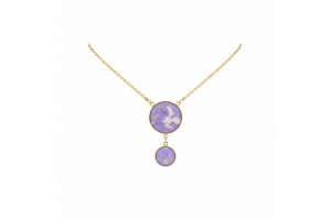 Collier sautoir doré longueur ajustable - Sophie