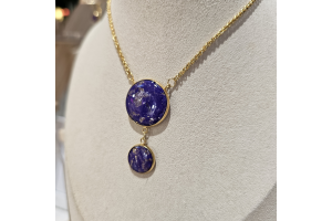 Collier sautoir doré longueur ajustable - Tomoko