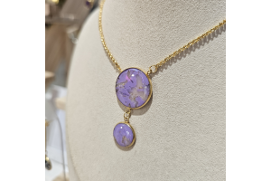 Collier sautoir doré longueur ajustable - Sophie