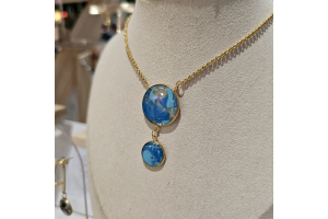 Collier sautoir doré longueur ajustable - Franckat