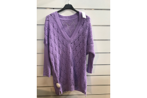 ROBE PULL MAILLE AJOUREE