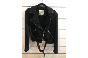 BLOUSON EN SUEDINE