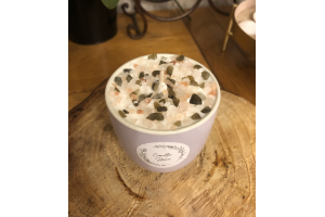 Bougie « pastel » balade sous la pluie