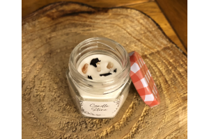 Bougie « pot confiture » mangue