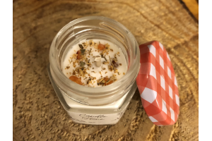 Bougie « pot confiture » citron meringué
