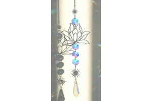 Attrape soleil « lotus argenté »