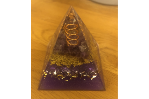 Pyramide « ressort » améthyste