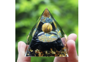 Pyramide « arbre de vie » obsidienne
