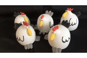Figurines poules