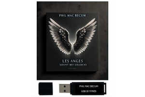 ALBUM  LES ANGES SAVENT MES CHAGRINS  20 CHANSONS DE PHIL MAC BECUM SUR CLE USB