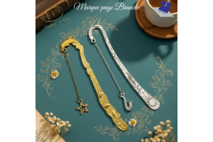Marque-pages Artisanaux "Branche & Breloque"
