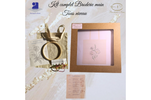Top bag Kit complet Initiation de broderie main