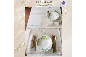 Set de table en toile de jute